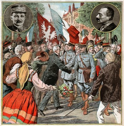 Maxime Weygand in Polen von Ferdinand Georg Waldmuller