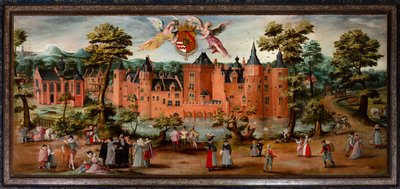 Rathaus von Zottegem (Stadhuis). Gemälde. von . .