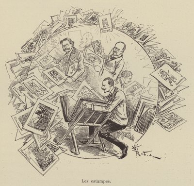 Die Drucke von after Albert Robida