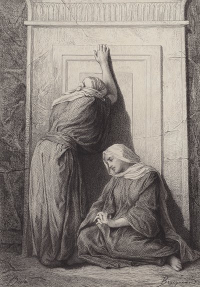 Maria Magdalena und die andere Maria von after Albert Robida