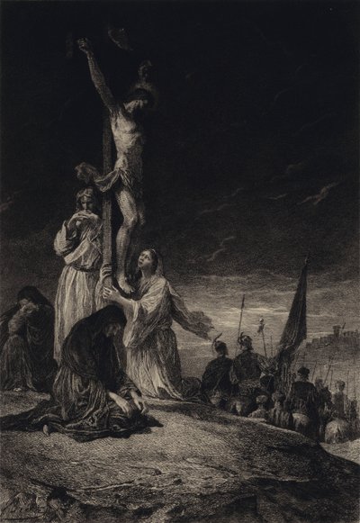 Die Kreuzigung von after Albert Robida