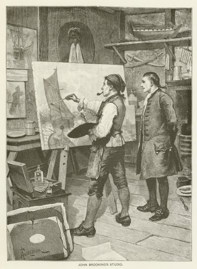 John Brookings Studio von after Amedee Forestier