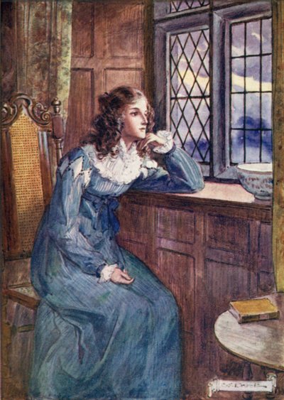 Shirley am Fenster von after Charles Edmund Brock