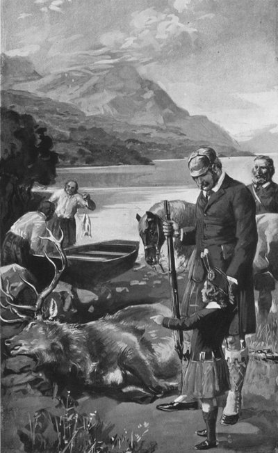 Der Prinz von Wales als junger Highlander von after Charles Mills Sheldon