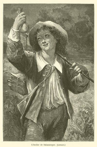 Der Schüler von Salamanca, Lesage von after Emile Antoine Bayard