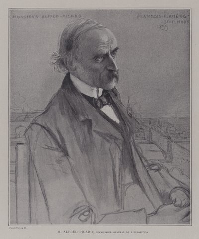 Alfred Picard, Generalbevollmächtigter der Weltausstellung 1900, Paris von after Francois Flameng