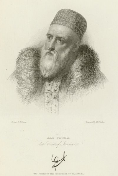 Ali Pascha, ehemaliger Wesir von Janina von after Frank Stone
