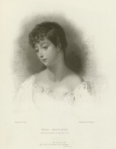 Miss Chaworth von after Frank Stone