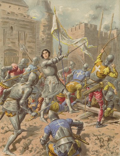 Angriff auf die Tournelles in Orleans von after Frederic Theodore Lix