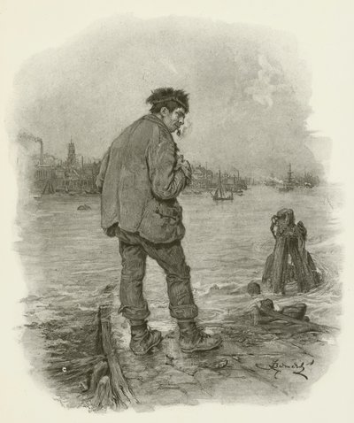 Rogue Riderhood von after Frederick Barnard