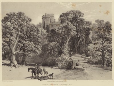 Naworth Castle, Cumberland von after George Cattermole