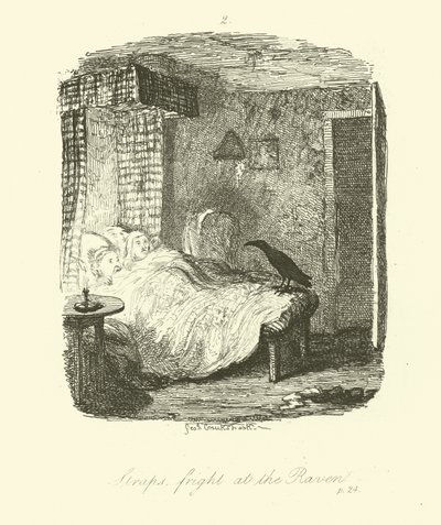 Illustration für Roderick Random von Tobias Smollett von after George Cruikshank