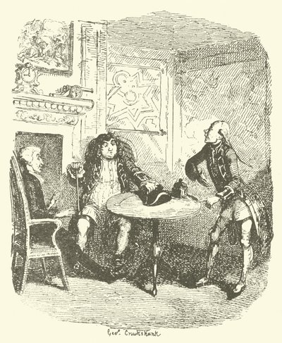 Illustration für Tristram Shandy von after George Cruikshank