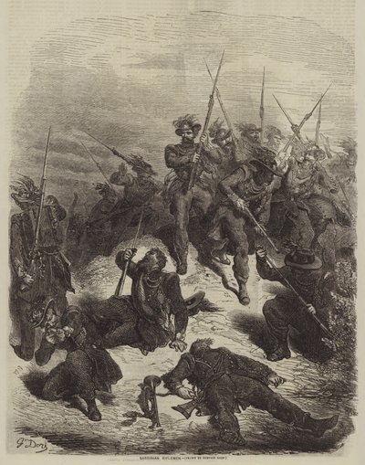 Sardische Scharfschützen von Gustave after Dore