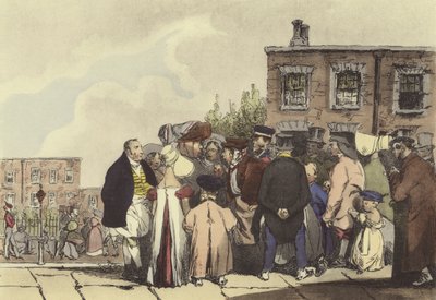 Volk von London von after Henri Bonaventure Monnier