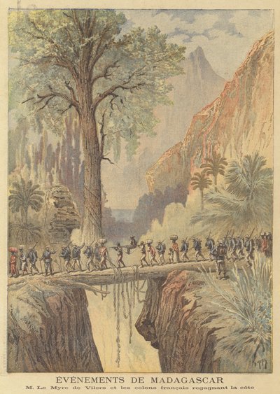 Ereignisse in Madagaskar von after Henri Meyer