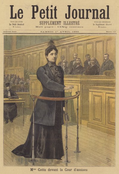 Madame Cottu vor dem Schwurgericht von after Henri Meyer