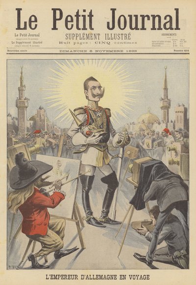 Der deutsche Kaiser auf Reisen von after Henri Meyer