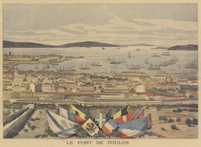 Der Hafen von Toulon von after Henri Meyer