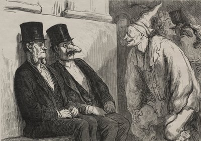 Beim Opernball: Du amüsierst dich zu sehr von after Honoré Daumier