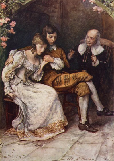 An der Tür des Meisters von after John Henry Frederick Bacon