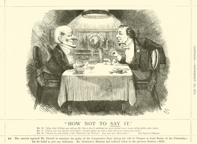 Wie man es nicht sagt von after John Tenniel