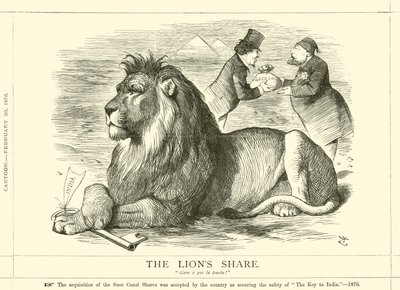 Der Löwenanteil von after John Tenniel