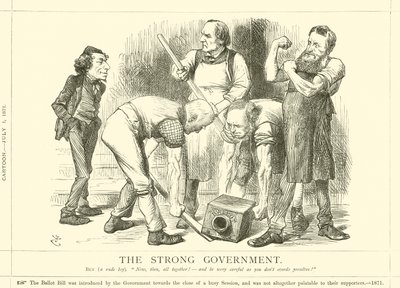 Die starke Regierung von after John Tenniel