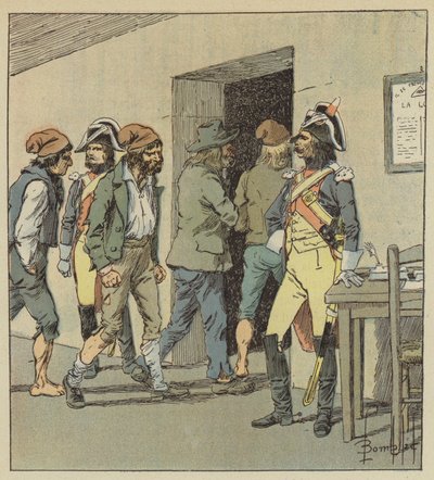 Die Gefängnisse waren voller Sansculotten und allem, was die Gesellschaft am unreinsten hatte von after Louis Charles Bombled