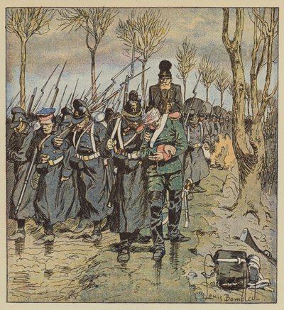 Rückzug der Deutschen von after Louis Charles Bombled