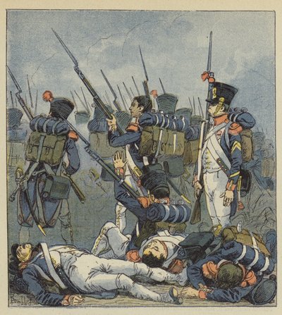 Wagram wurde als blutige Schlacht zitiert von after Louis Charles Bombled
