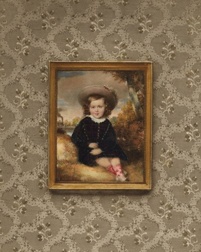 Porträt von Johann II., Fürst von Liechtenstein, als Kind, 1844 von after Moritz Michael Daffinger