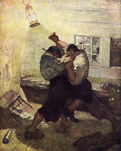 Illustration für Die Schatzinsel von after Newell Convers Wyeth