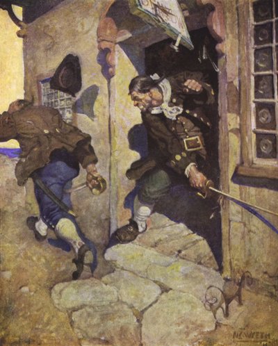 Illustration für Die Schatzinsel von after Newell Convers Wyeth