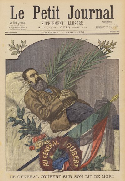 Buren-General Piet Joubert auf seinem Sterbebett, Pretoria, Südafrika von after Oswaldo Tofani