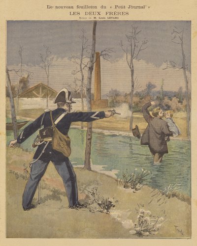 Die zwei Brüder von after Oswaldo Tofani