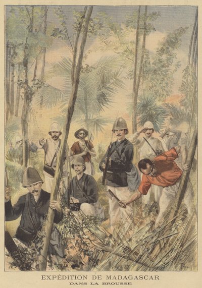 Die französische Expedition nach Madagaskar von after Oswaldo Tofani