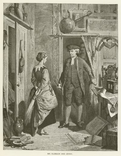 Mr. Oldbuck und Jenny von after Robert Herdman