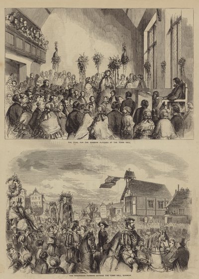 Die Dunmow-Flitches von after Thomas Harrington Wilson