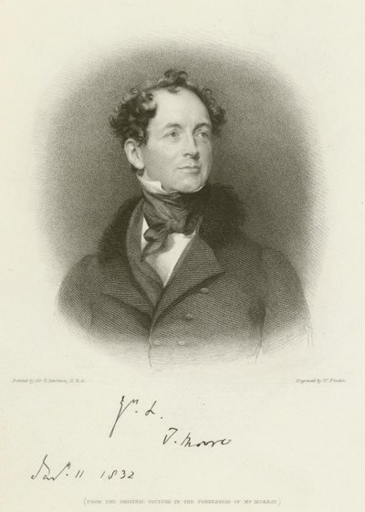 Thomas Moore von after Thomas Lawrence