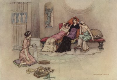 Geoffrey Chaucer, Troilus und Criseyde von after Warwick Goble