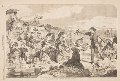August auf dem Land – Die Küste von after Winslow Homer