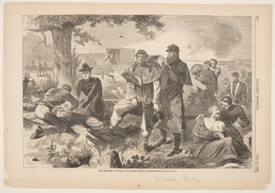 Der Chirurg bei der Arbeit im Hinterland während eines Gefechts von after Winslow Homer