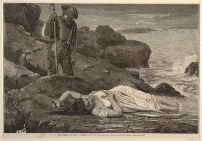 Das Wrack der "Atlantic" – Angespült vom Meer von after Winslow Homer
