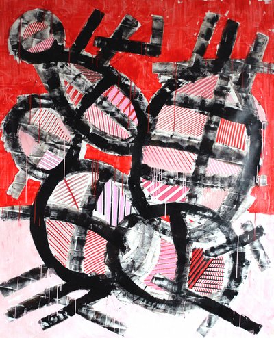 Dynamisches rotes Gitter von andrea de ranieri