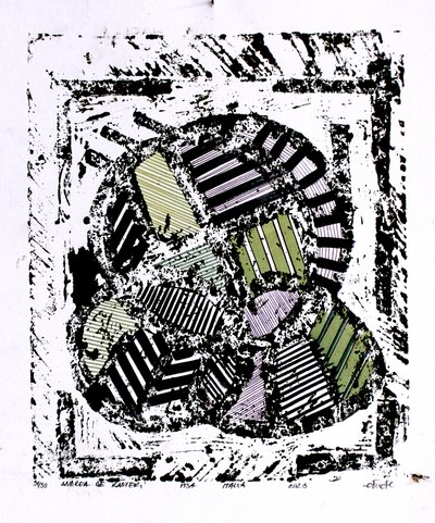 Gestreiftes abstraktes Muster von andrea de ranieri