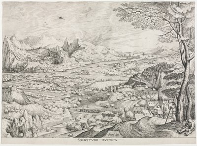 Die großen Landschaften: Solicitudo Rustica von attributed to Jan van Doetechum