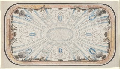 Entwurf für eine Decke von attributed to Mauro Antonio Tesi
