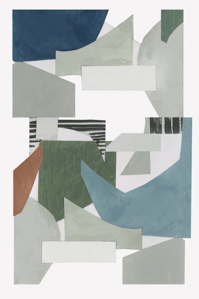 Abstrakte geometrische Collage von cartissi
