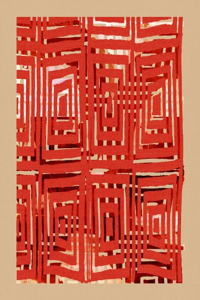 Fette Rote Geometrie von cartissi